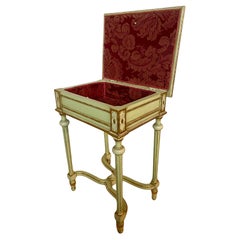 Antique coffee table container style imperio '900 Italy