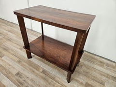 1950s Art Deco coffee table in walnut