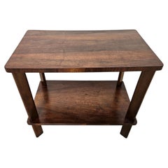 1950s Art Deco coffee table in walnut