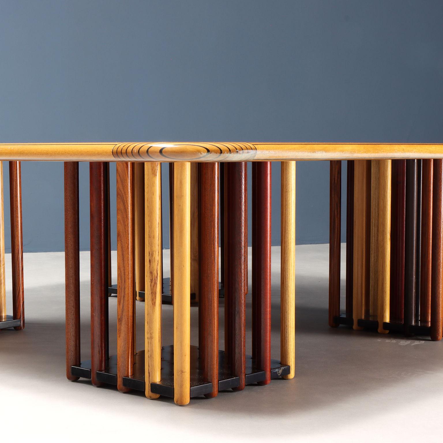 'Artona' coffee table by Afra & Tobia Scarpa for Maxalto 1970s In Good Condition For Sale In Milano, IT