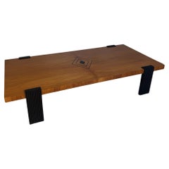 Niedriger Art Deco Couchtisch