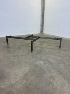 Tavolino basso di Giovanni Offredi per Saporiti Italia in vetro