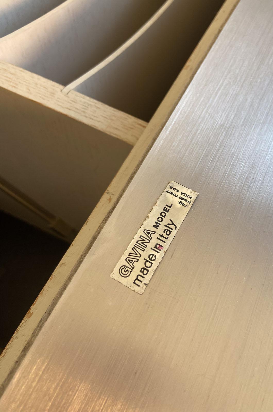 Aluminum Caori Low Table by Vico Magistretti for Gavina For Sale