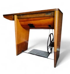 Visetta coffee table with typewriter, by Gio Ponti, archived published
