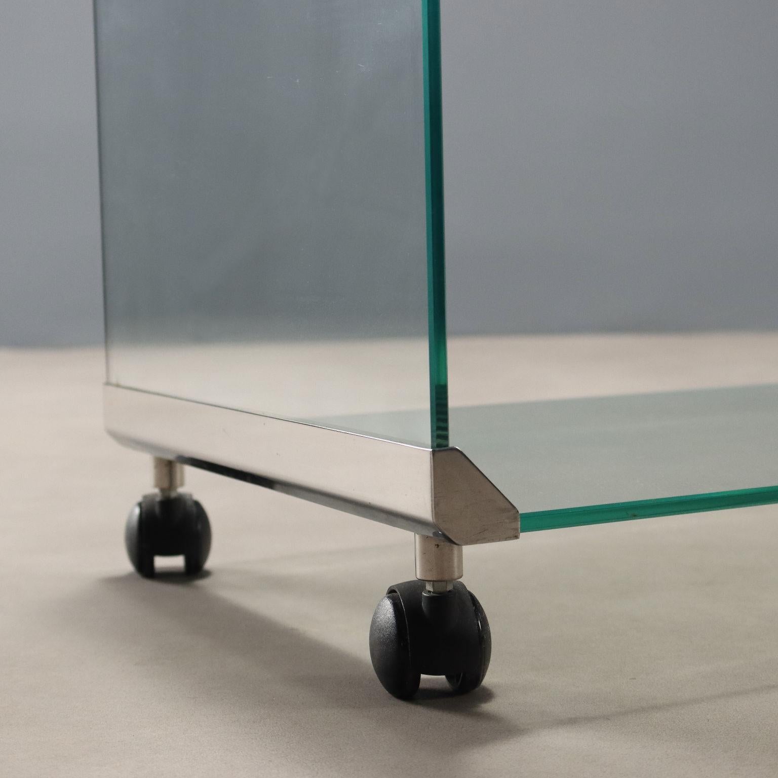 Late 20th Century Tavolino con Rotelle Anni '70 Gallotti & Radice For Sale