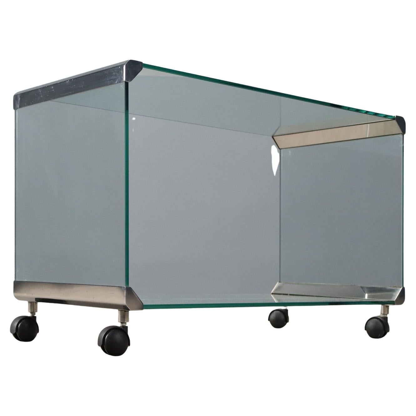 Tavolino con Rotelle Anni '70 Gallotti & Radice For Sale