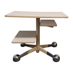 Mesa de centro con ruedas Allegri Parma White