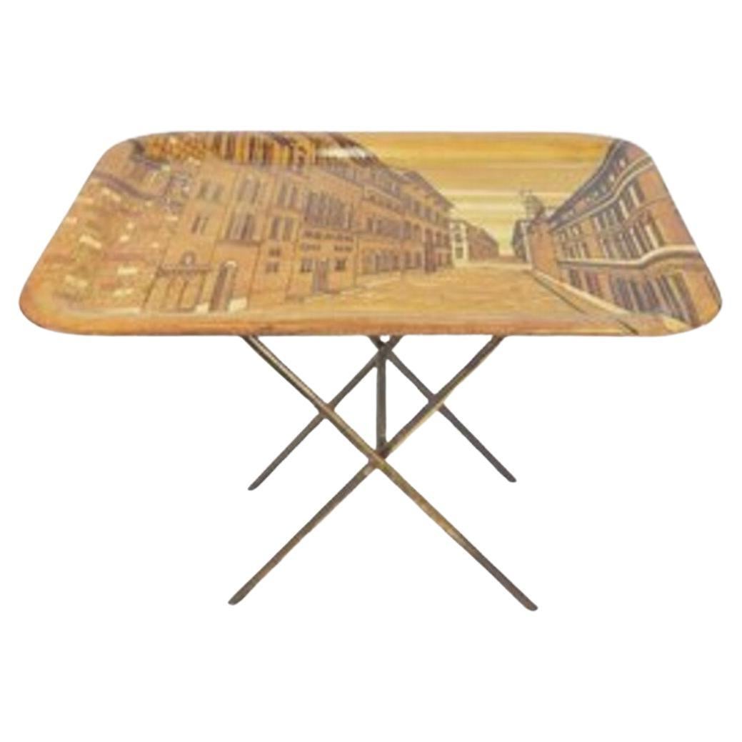 Mesa de centro con bandeja de Piero Fornasetti 1960s