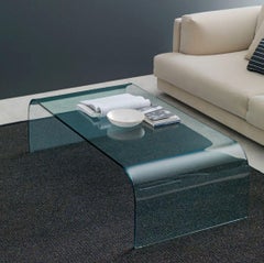 Tavolino Curvo 2633 - Large Curved Coffee Table by Pietro Chiesa, Fontana Arte