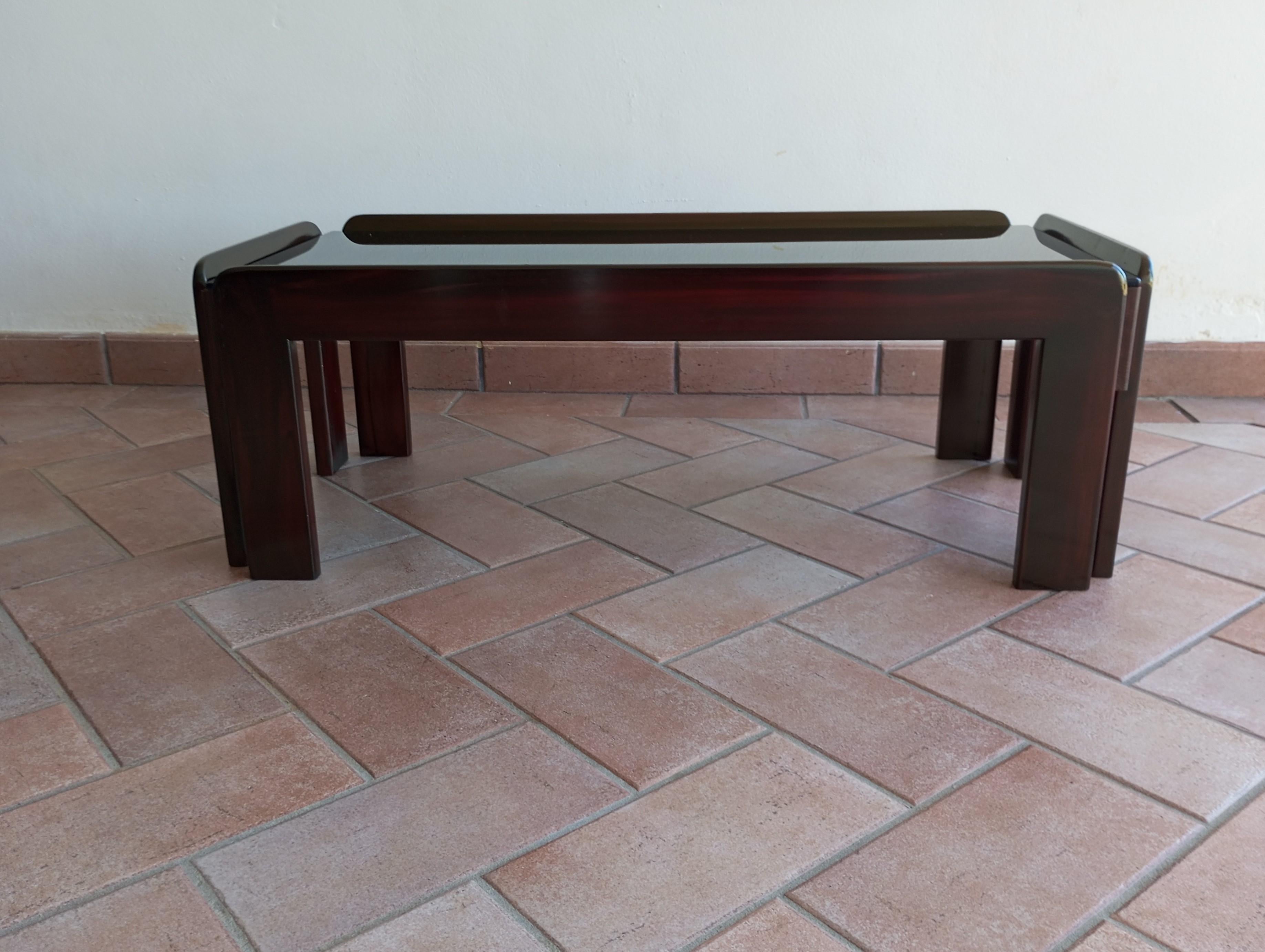 Afra &Tobia Scarpa coffee table for Cassina Italia 1960s For Sale 7