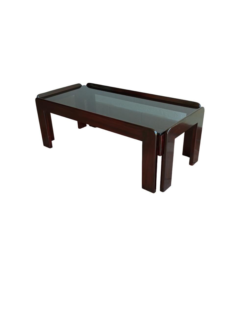 Italian Afra &Tobia Scarpa coffee table for Cassina Italia 1960s For Sale