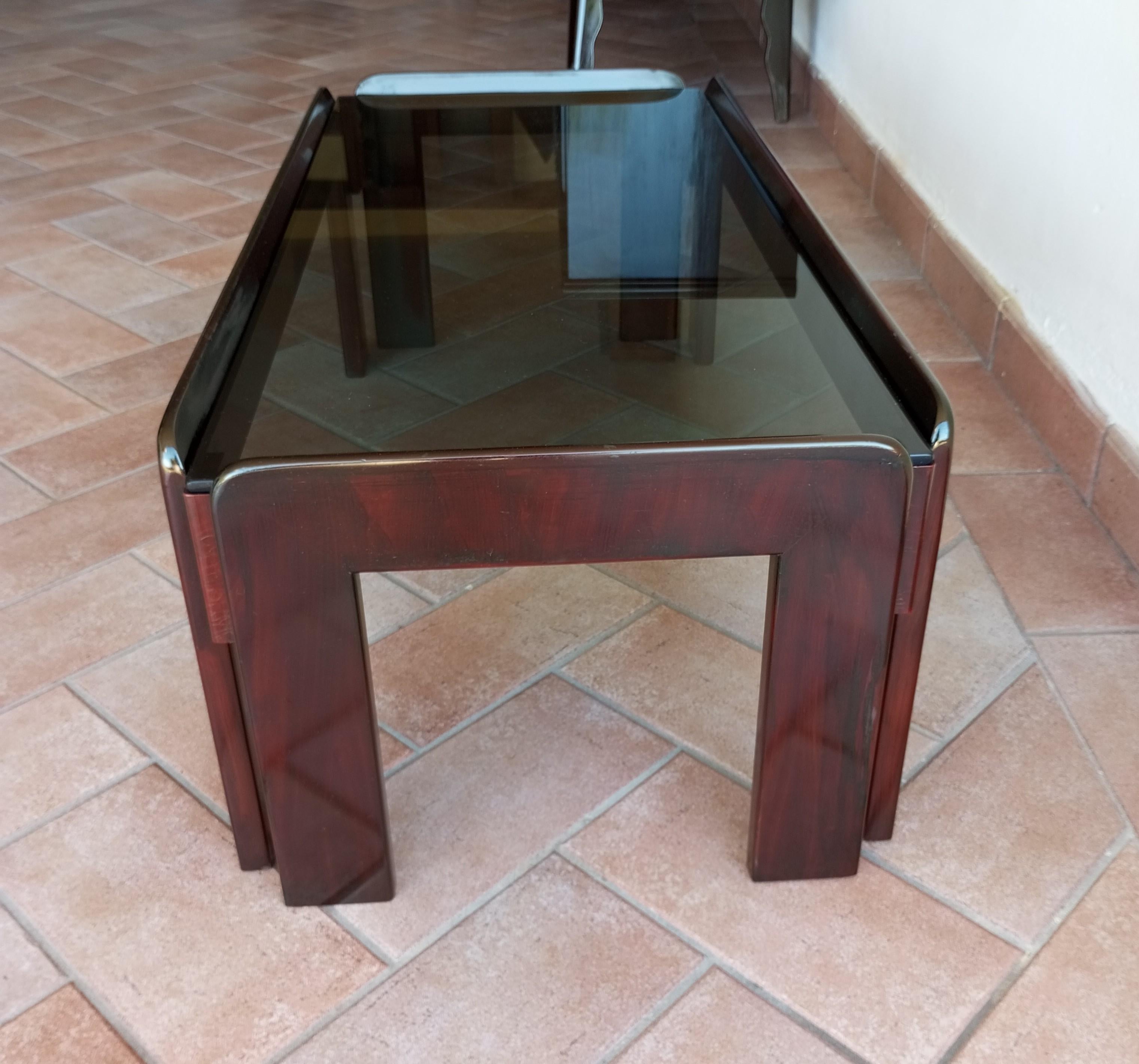 Afra &Tobia Scarpa coffee table for Cassina Italia 1960s For Sale 2