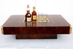 Alveo coffee table by Willy Rizzo for Mario Sabot, 1970s