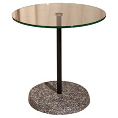 Coffee table with granite base, Italy, 1980s