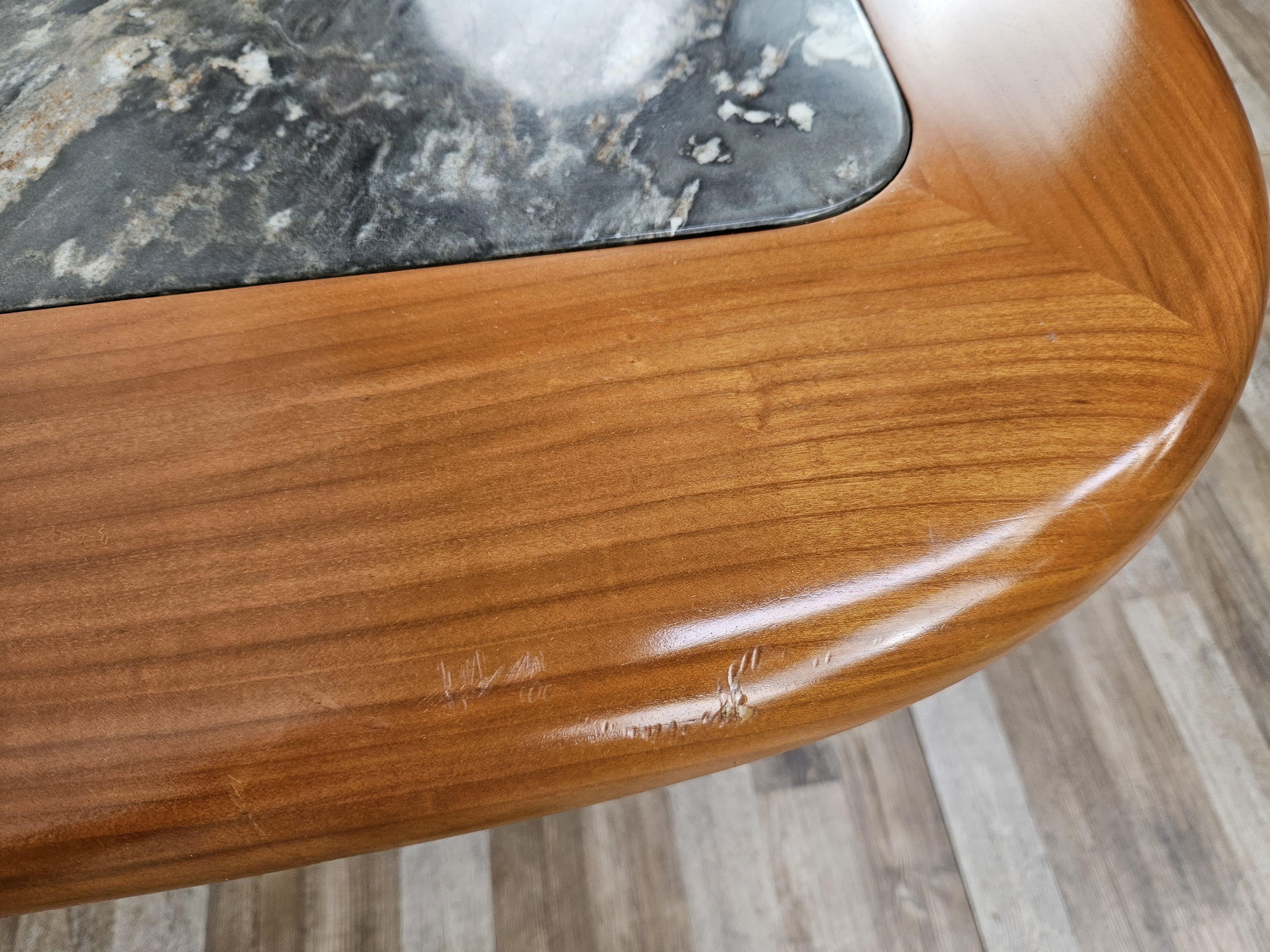 Table basse avec plateau en marbre par Hohnert Design, Allemagne, 1960 en vente 4