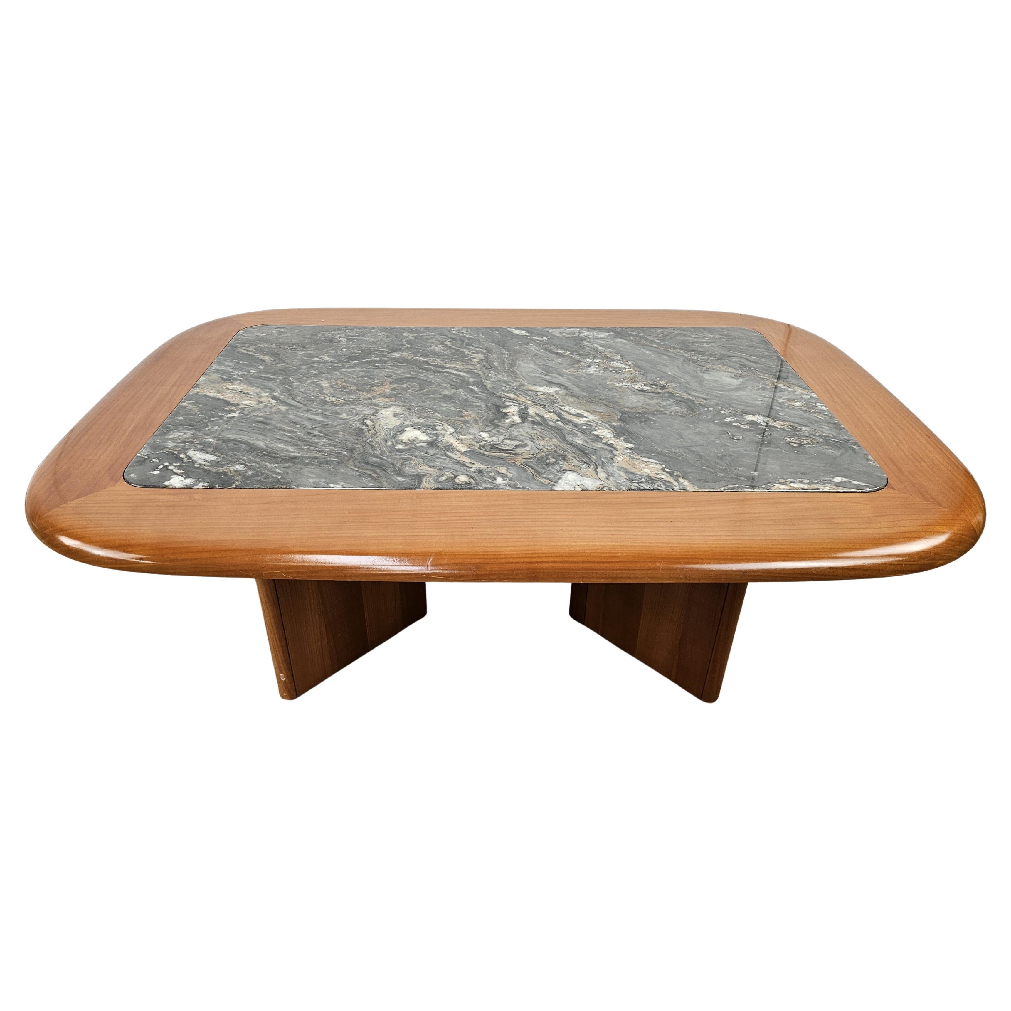 Couchtisch mit Marmorplatte von Hohnert Design, Deutschland, 1960