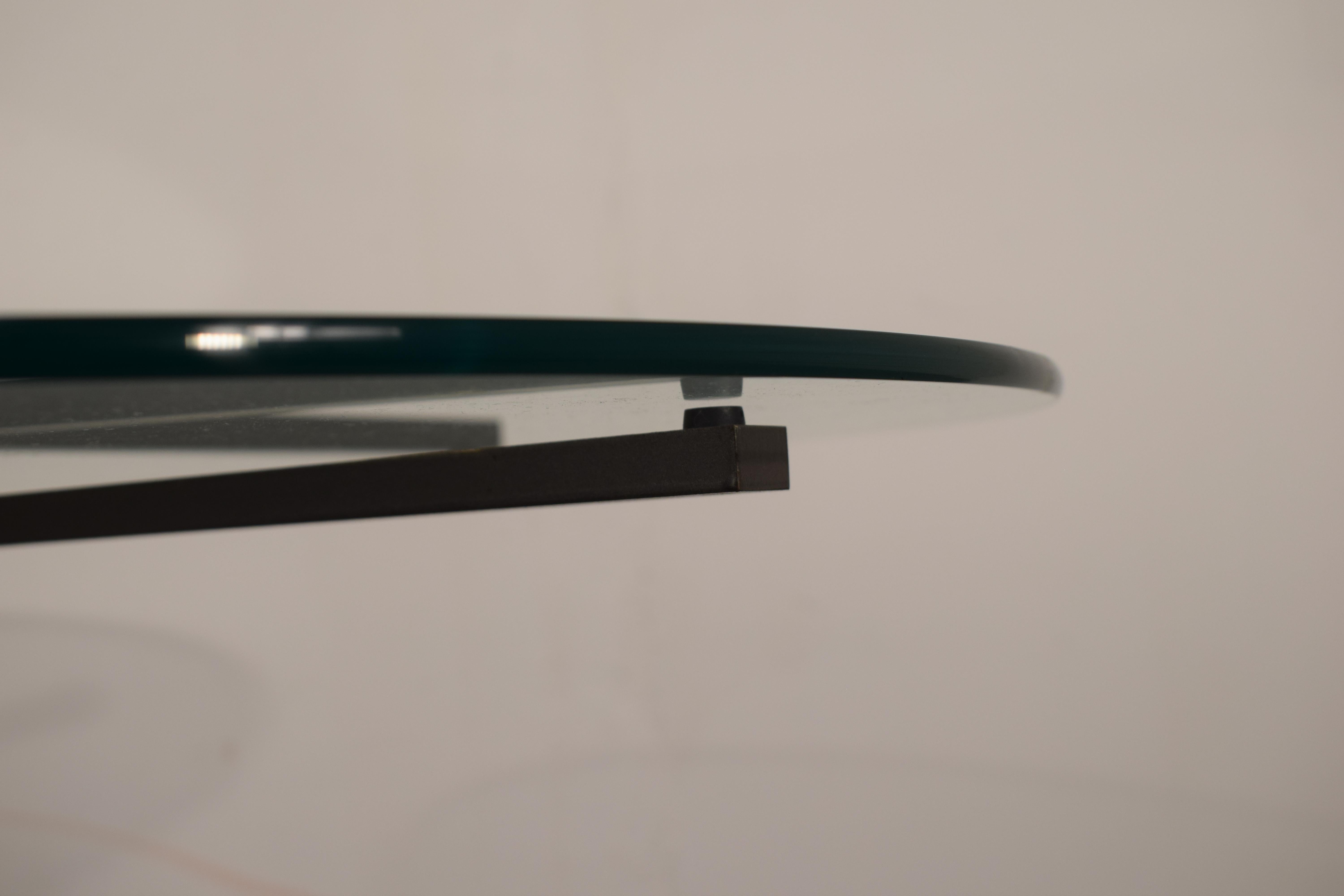 Steel Cuginetto coffee table by Enzo Mari for Driade, 1970s For Sale