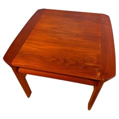 Danish teak coffee table with frame, Scandinavian Modern, 1960s