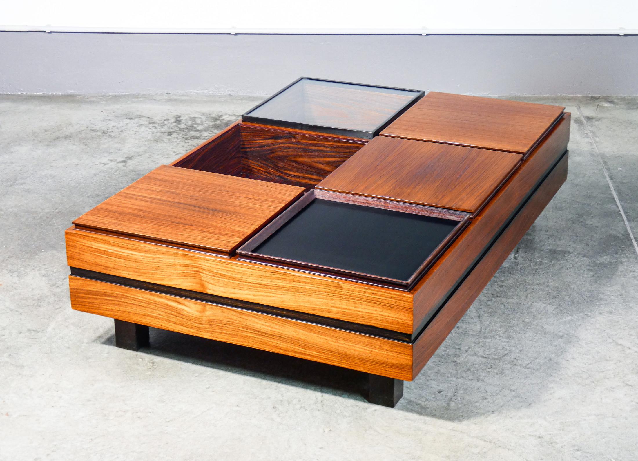 Wood Tavolino da caffé design Carlo HAUNER per FORMA. 1960s