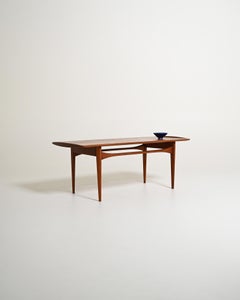 Table basse de Tove & Edvard Kind-Larsen en teck, Danemark, années 60