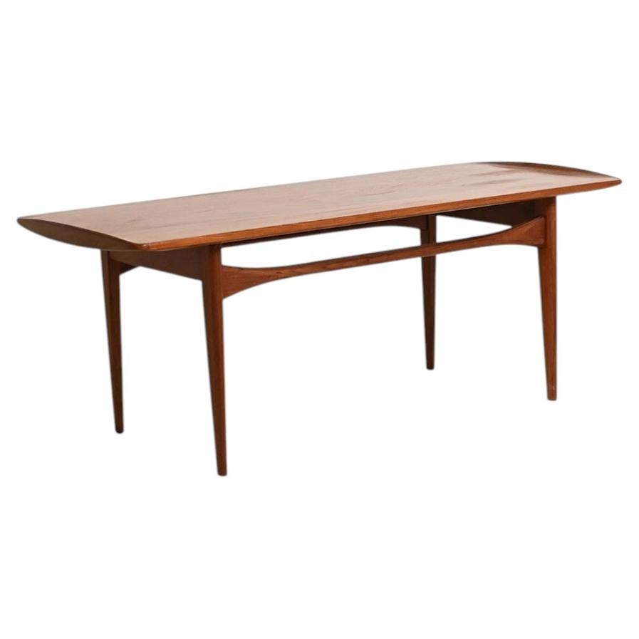 Table basse de Tove & Edvard Kind-Larsen en teck, Danemark, années 60