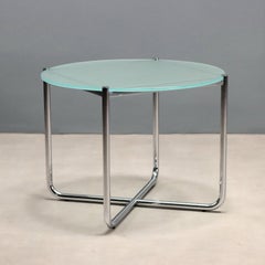 Tavolino da caffé 'E01M' di Mies van der Rohe Produzione Knoll anni '90 anni 90