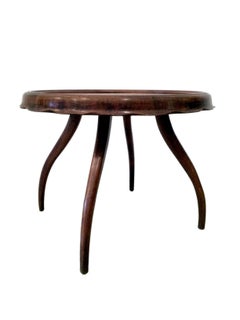 Walnut coffee table attributed to Gaetano Borsani, Italy circa 1930
