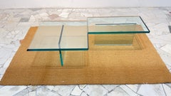 Tavolino da Caffè in vetro molato Tonelli, Italia, Anni ‘80