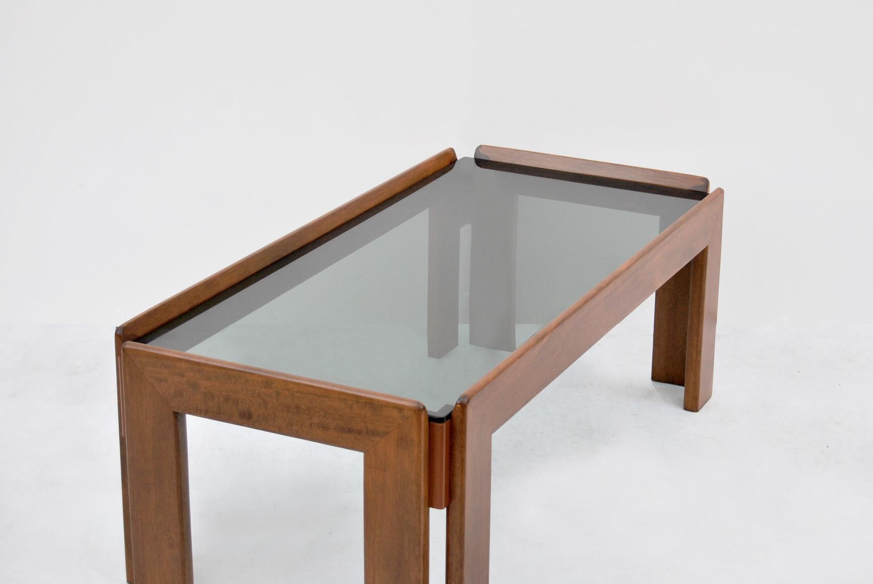 Mid-Century Modern Coffee table in the style of Afra & Tobia Scarpa for Cassina, Italy, 1960  For Sale