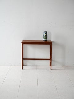 Table basse vintage scandinave en teck des années 1950-60
