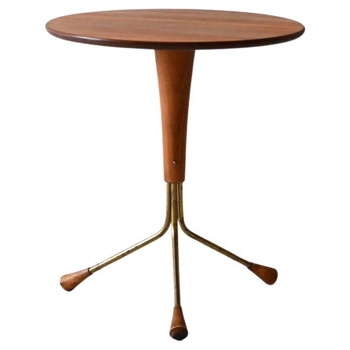 Tavolino da caffè scandinavo vintage in teak in vendita