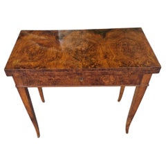 Direttorio 1800 Walnut Root Game Table