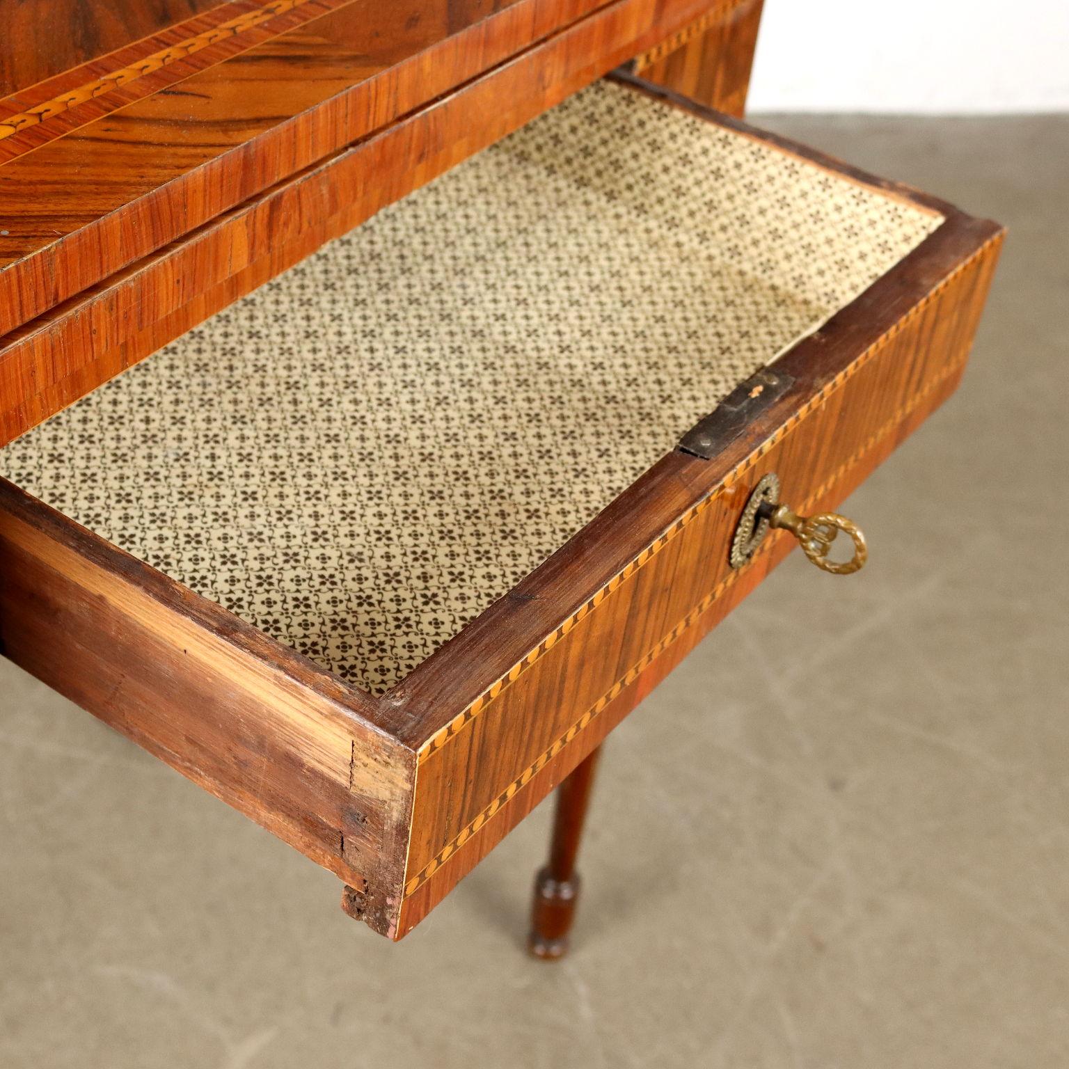 Neoclassical Game Table Italy Ultimo Quarto XVIII For Sale 1