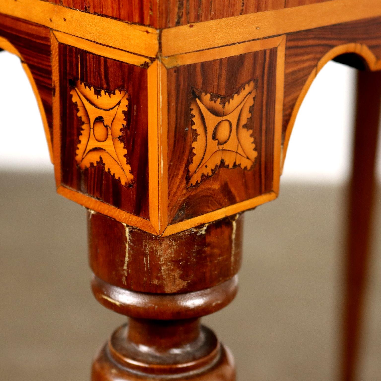Neoclassical Game Table Italy Ultimo Quarto XVIII For Sale 2
