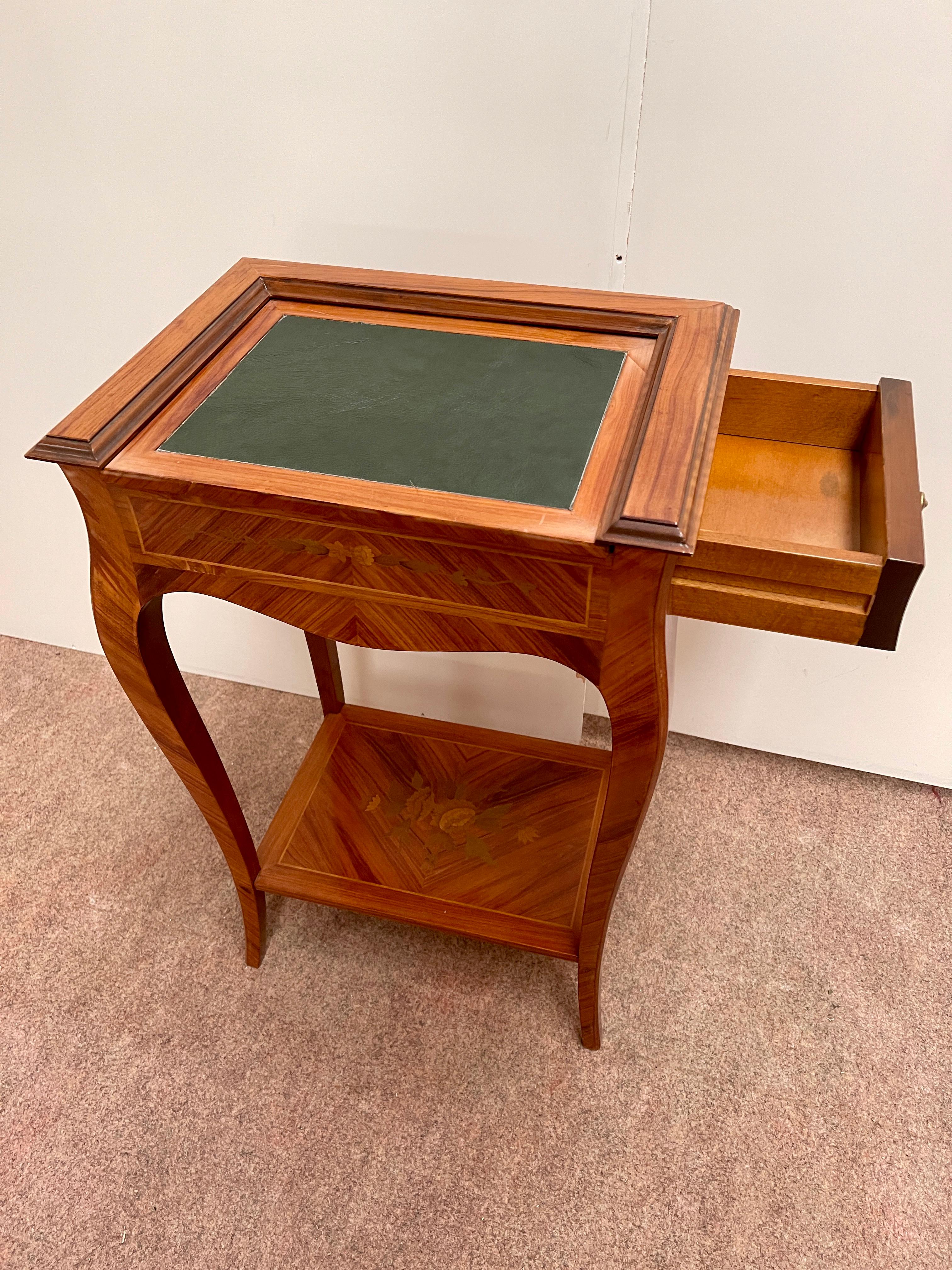 Tavolino da gioco per scacchi in legno Gueridon stile napoleon iii in vendita 3