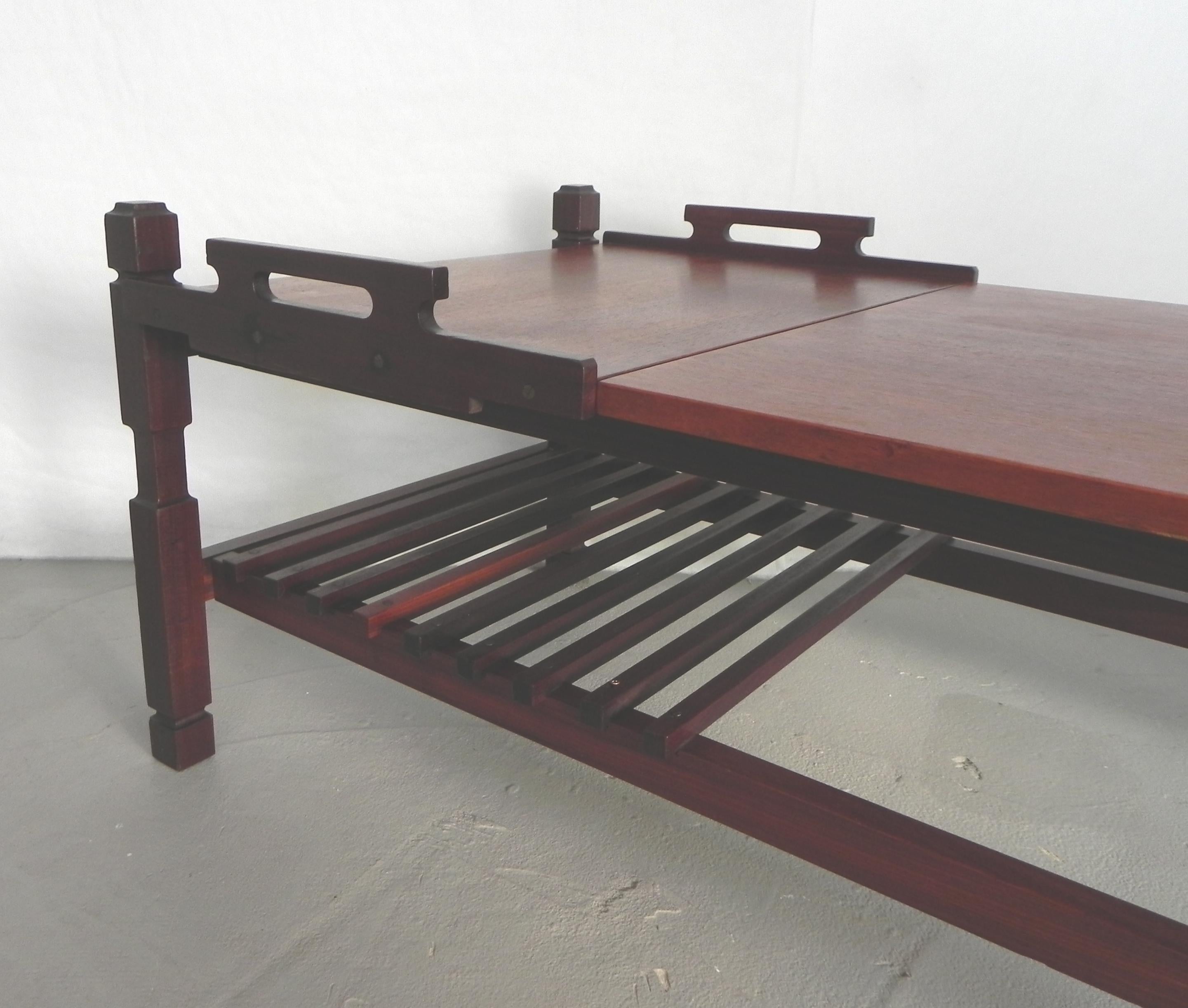 coffee table with tray, 1960s For Sale 4