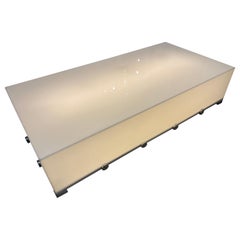 Tavolino da Salotto Luminoso in Plexiglas anni 
70 - Design -