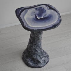 Blue Resin Modern Living Room Coffee Table Handmade in Italy by Cupioli