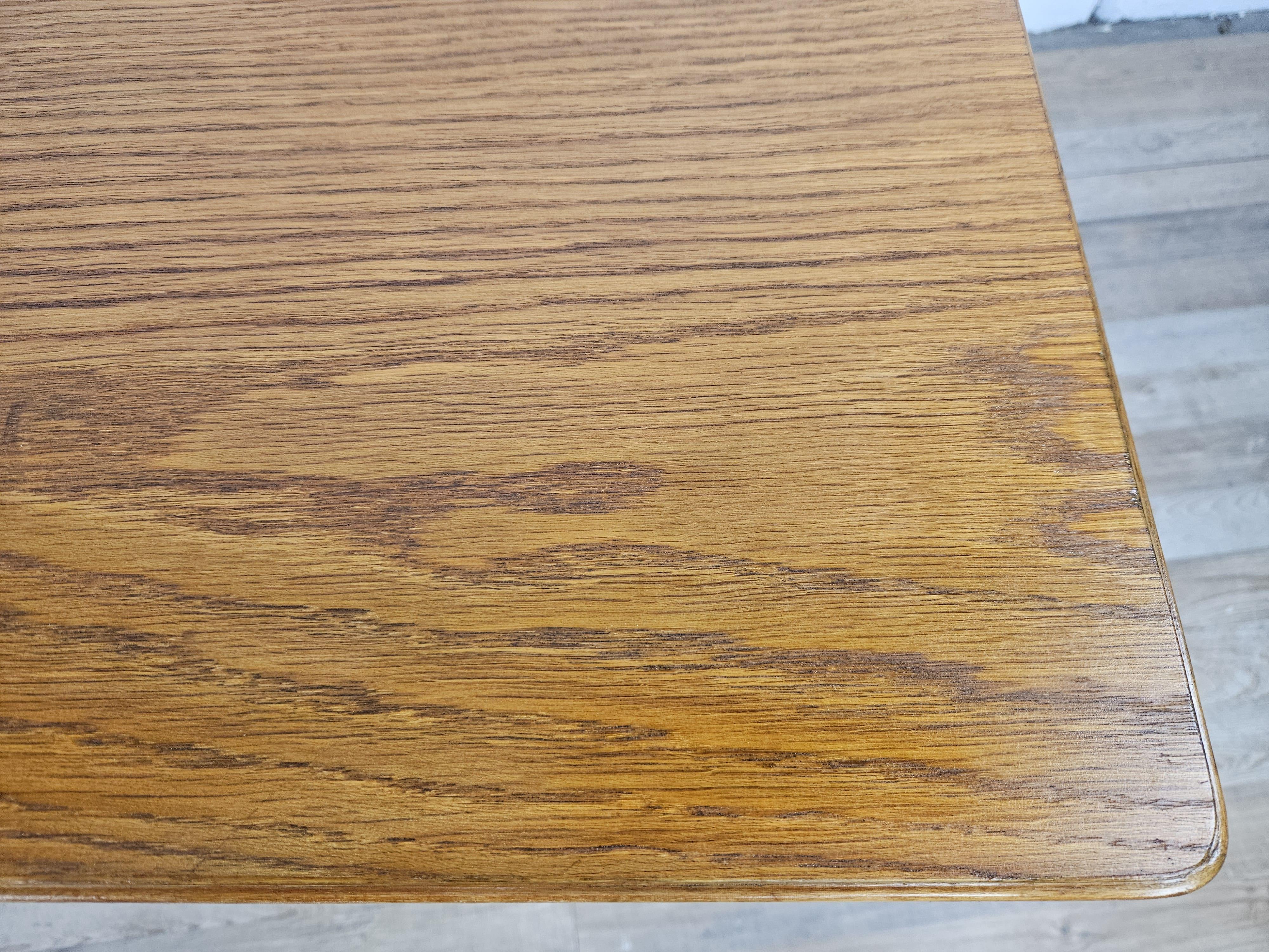 Mesa de centro rectangular de haya y roble de los años 70 Haya en venta