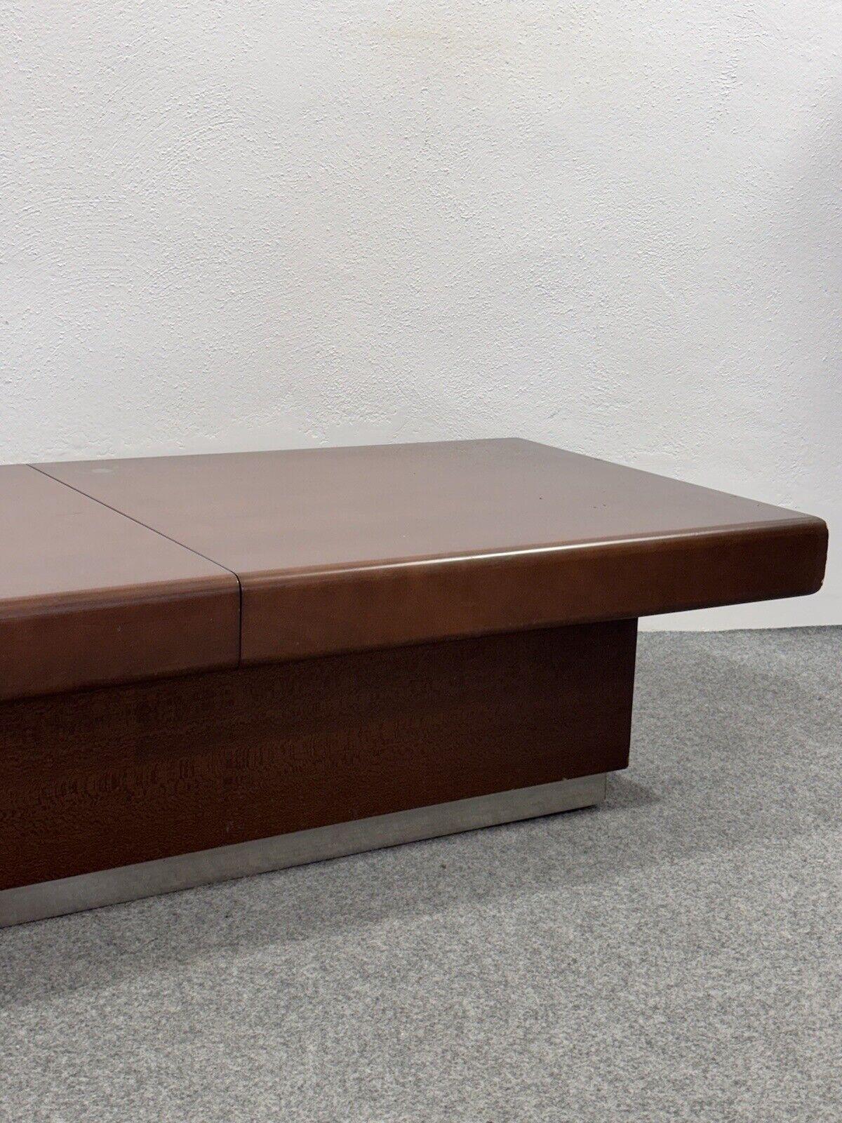 Tavolino da salotto space Age legno anni 60 design Modernariato In Good Condition For Sale In Taranto, IT
