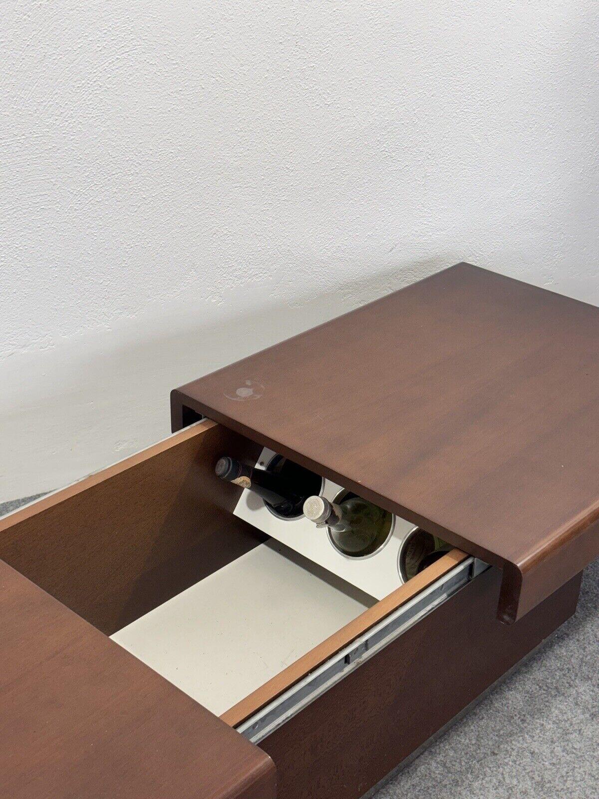 Tavolino da salotto space Age legno anni 60 design Modernariato Late 20th Century