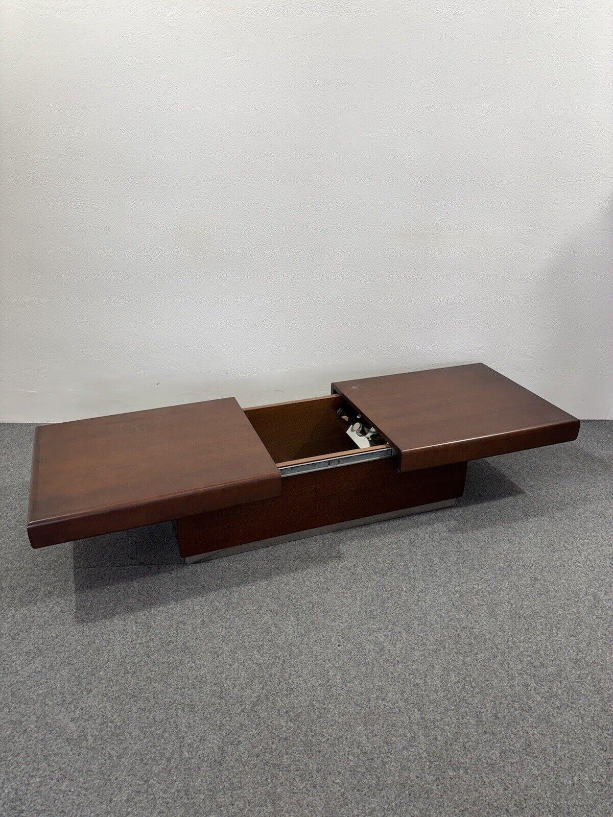 Tavolino da salotto space Age legno anni 60 design Modernariato Madera