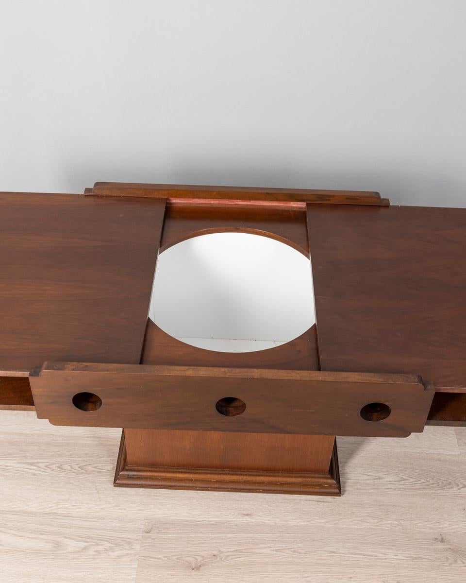 Tavolino da salotto vintage anni 60 con contenitore design Italiano In Good Condition For Sale In None, IT