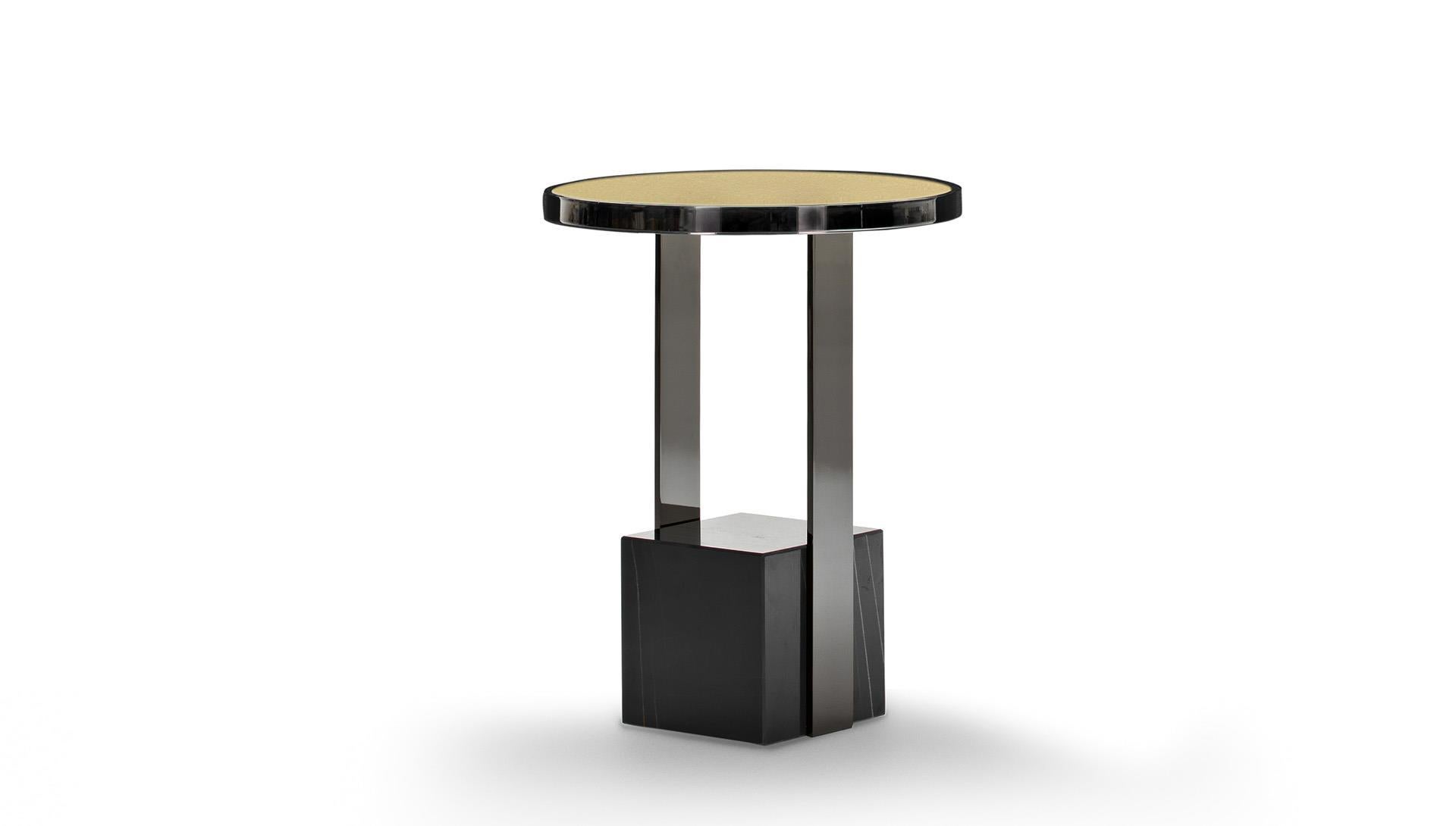 Italian Tavolino da servizio Black & More For Sale