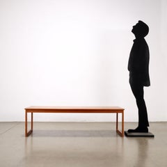 Mesa de centro de estilo «Mid-Century Modern» de teca, diseño italiano, década de 1960