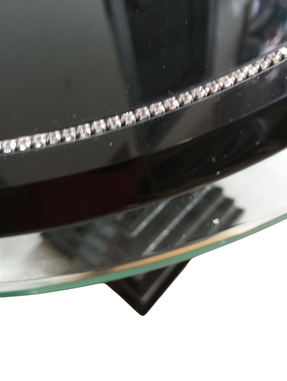 Verre Table basse design, Italie 1970 en vente