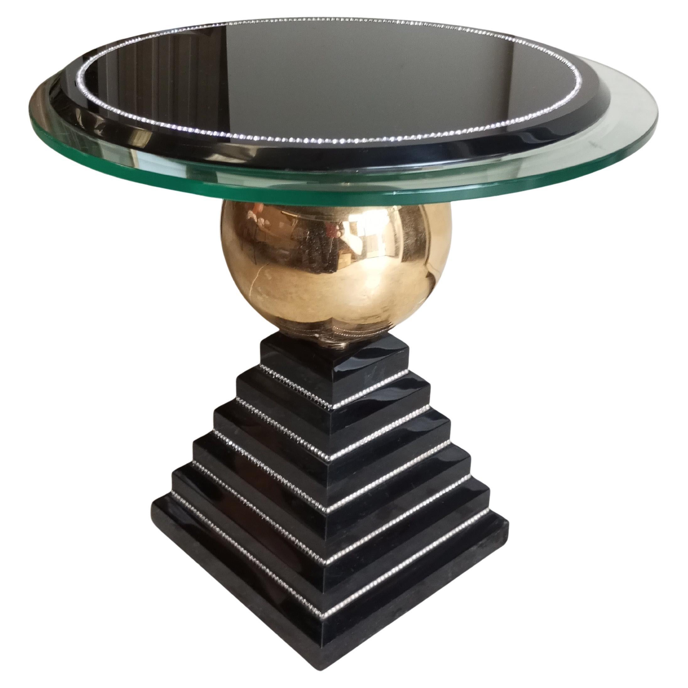 Table basse design, Italie 1970