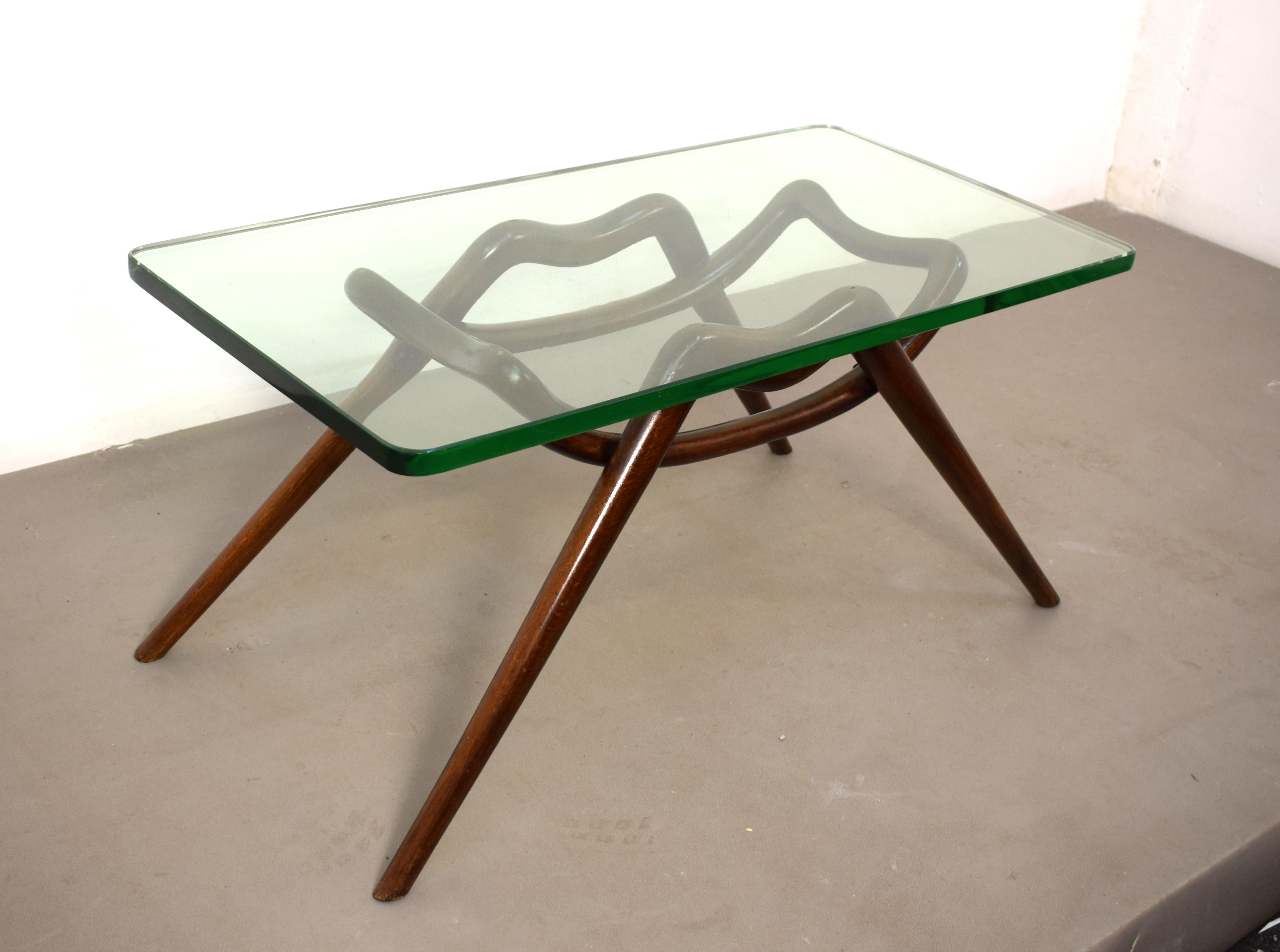 Mid-Century moderno Tavolino di Melchiorre Bega, Italia, anni '50. in vendita