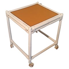 bamboo serving table