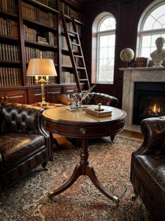 Vintage Trommeltisch 1980er